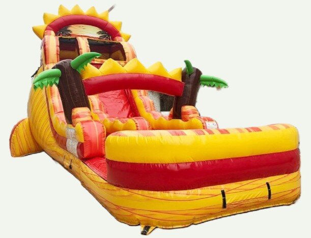 Summer Sizzler 22ft Wide Lane Waterslide