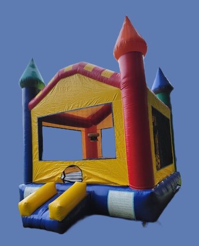 Blue Bounce House