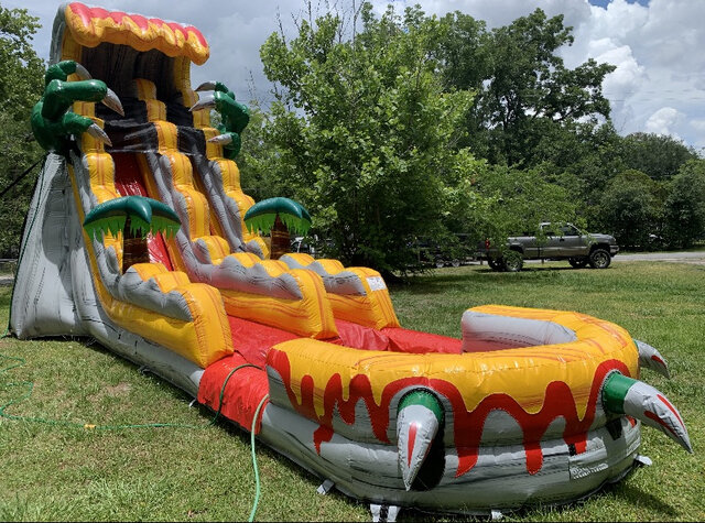 19' T-Rex Slide with Pool