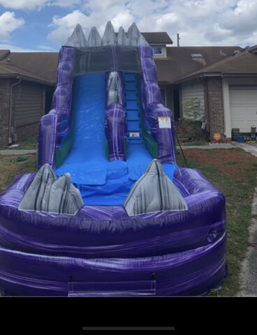 15' Mountain Slide with Pool