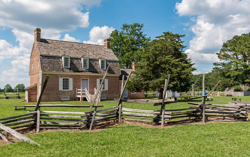 Historic house at Furnace Town Living Heritage Museum.