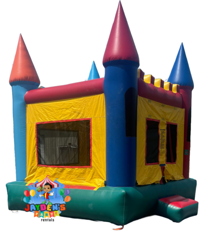 Colorful Castle Bounce House