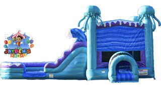 Electric Jelly Bounce House Slide