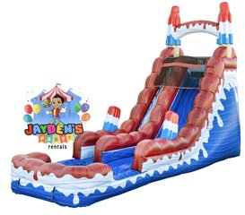 18 ft Rocket Popsicle Waterslide