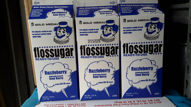 Sour Razzle berry Floss Sugar