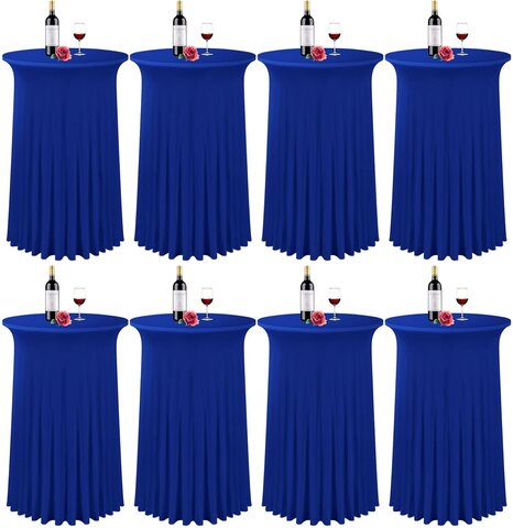 High Boy Table Covers - Royal Blue 