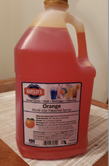 Gallon Orange Sno Cone Flavor