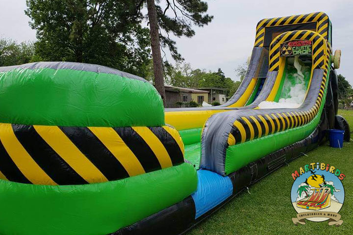 Mermaid bounce house with water slide rental