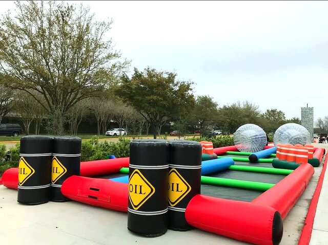 Mega 80ft Zorb track