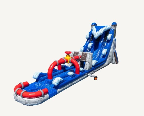 24ft Hoover Dam dual Lane Waterslide 
