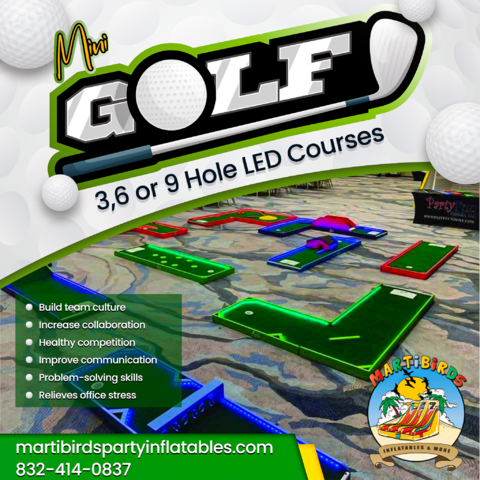 9 Hole LED Mini Golf
