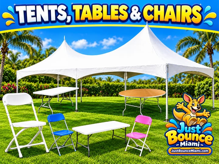Tent Tables Chairs