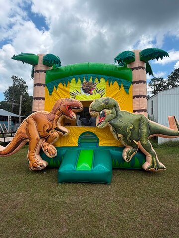 Dino bounce house 