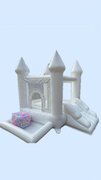 Small modern white bounce house