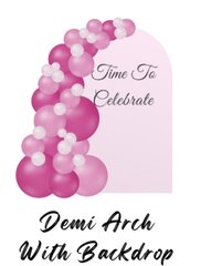 Demi Arch with BackDrop