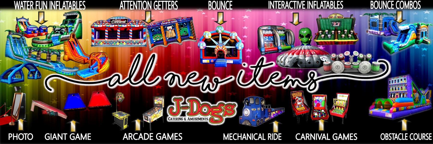 Party Rentals available in Philadelphia & South Jersey | J-Dogs C