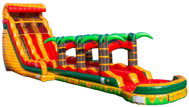22ft Fiesta Tsunami Double Lane Slide w Slip n Slide