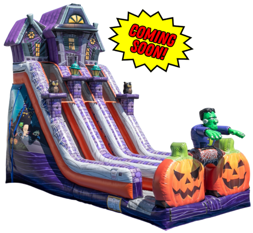 24ft Haunted Mansion Double Lane Slide