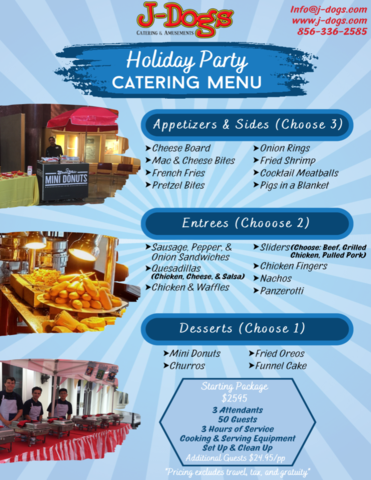 0 Holiday Party Catering Menu