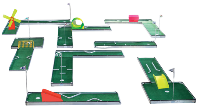 9-Hole LED Mini Golf