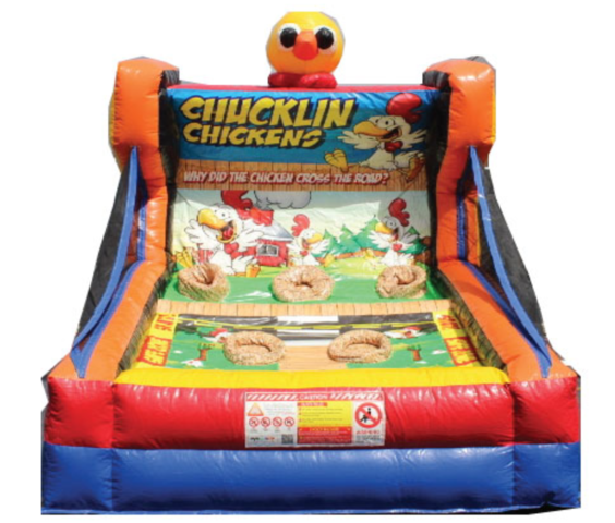 Chucklin Chickens Inflatable Game