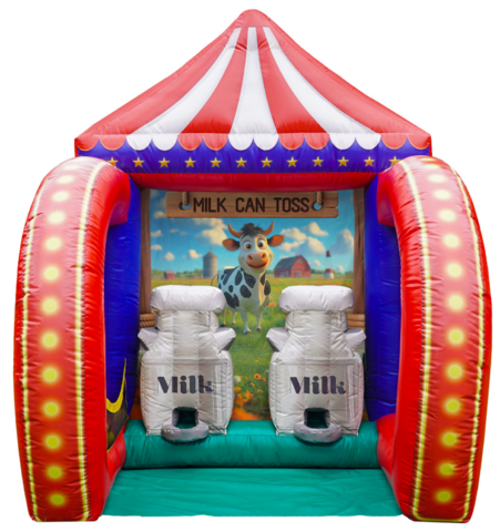 Inflatable Milk Can Toss
