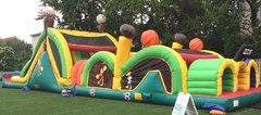 63ft 3-Lane Sports Obstacle Course