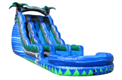 22ft Blue Crush Double Lane Slide (Wet/Dry)