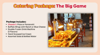   Catering Package - The Big Game