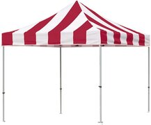 Carnival Tents (Red & White Stripe)
