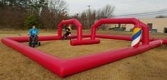 Wacky Trikes with Inflatable Race Track