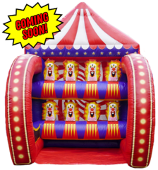 Inflatable Down a Clown