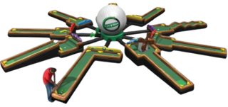 9 Hole Inflatable Mini Golf