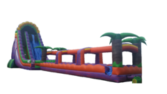 27ft Bermuda Blast Double Lane Slide (Wet Only)