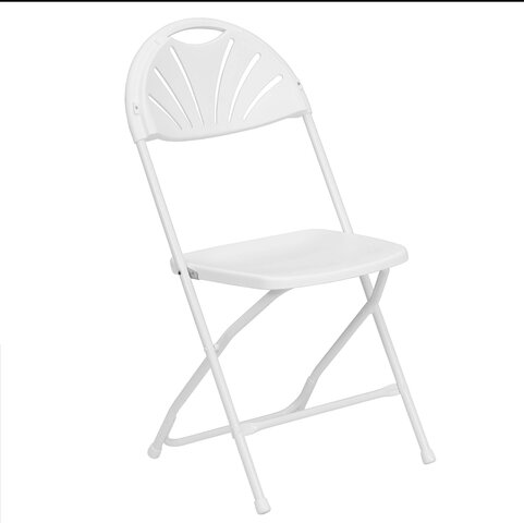 Fan Back Folding Chair