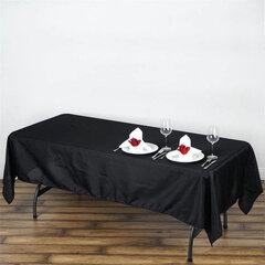 Black Polyester 60x102 Table Cover