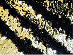 Sequin - Gold and Black