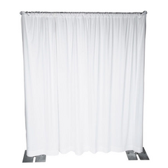 12ft White Pipe and Drape Backdrop package