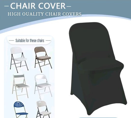 Chairs Covers Black color 