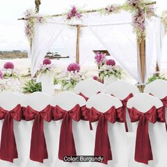Chair Sashes Burgundy Color 