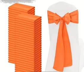 Chair Sashes Tangerine Orange Color 