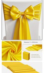 Chair Sashes Yellow Color 