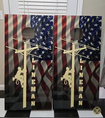 American color Throw Cornhole  outdoor Game 