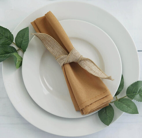 Gold Polyester Napkins