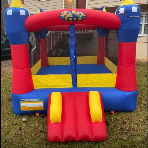 Children Red. Blue & Yellow Children Bounce House 