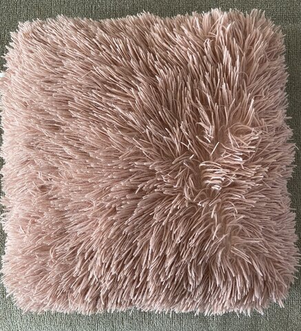 Pink fluffy Pillow