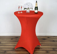 Red Highboys Spandex Tablecloth 