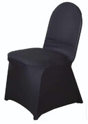 Black Banquet Spandex Chair Covers
