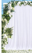 5x10 White Backdrop Curtain