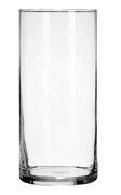 Clear Glass Cylinder Vases, 7.25x3.25 in.